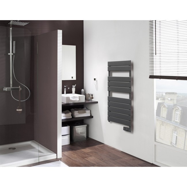 Електрична рушникосушарка Atlantic Adelis антрацит 984х556х118мм 500 Вт