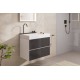 Умывальник 780/475 с хромированным смесителем hansgrohe Avalegra AquaUnit QuickClean+, 22473990