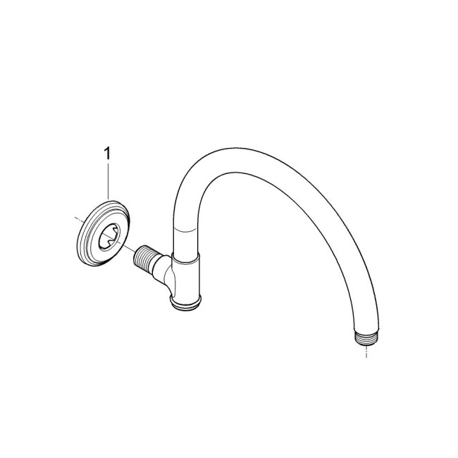 Grohe Rainshower Rustic Душовий кронштейн 272 мм (28384000)