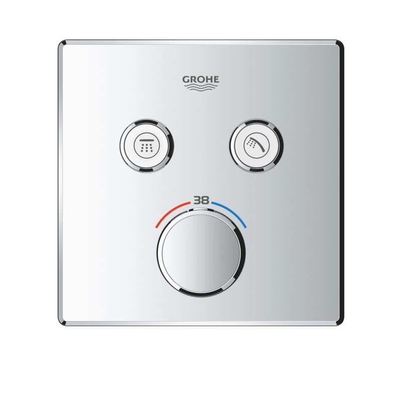 Grohe Grohtherm SmartControl Термостат скрытого монтажа с двумя кнопками управления (29124000)