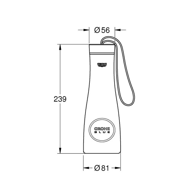 Grohe GROHE Blue Бутылка для питьевой воды (40848000)