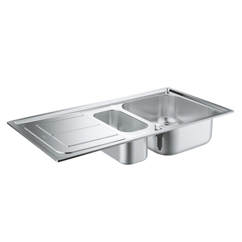 Grohe Мойка для кухни 970 x 500 мм с эксцентриком, 2 чаши, матовая (31564SD0)