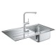 Grohe Комплект Мойка для кухни 860 x 500 мм + Minta Однорычажный смеситель (31573SD0)