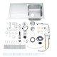 Grohe Комплект Мойка для кухни 860 x 500 мм + Minta Однорычажный смеситель (31573SD0)