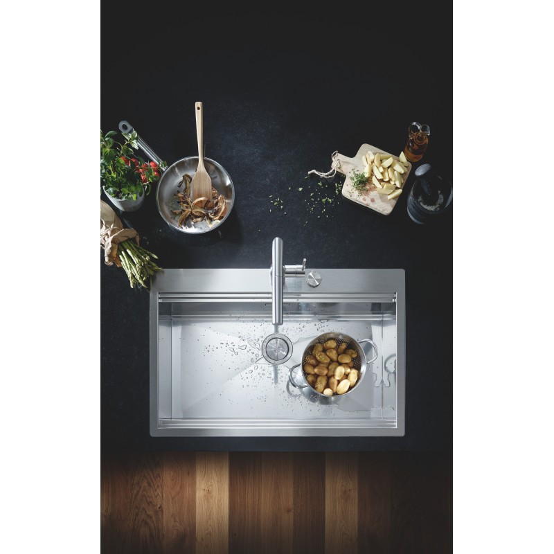 Grohe Мойка для кухни 1024 x 560 мм, 1 чаша, матовая, в уровень со столешницей (31586SD0)