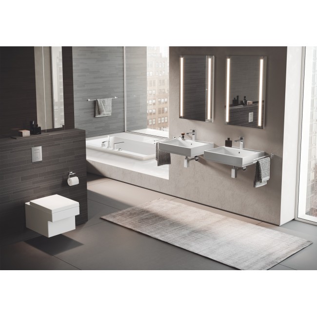 Grohe Сидіння для унітазу Cube Ceramic, швидкозйомне з мікроліфтом, альпін-білий (39488000)