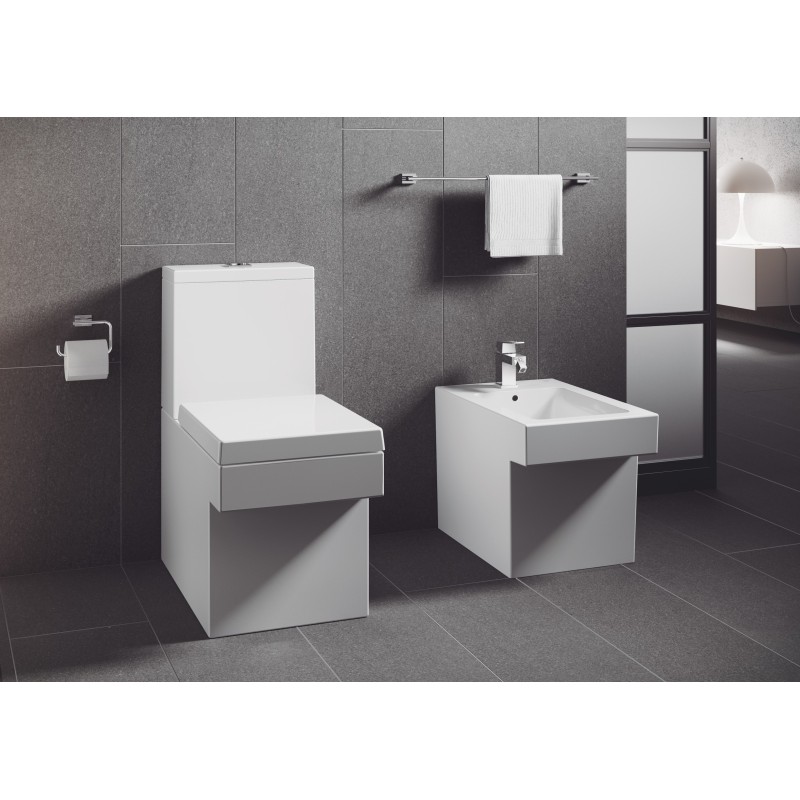 Grohe Сиденье для унитаза Cube Ceramic, быстросъемное с микролифтом, альпин-белый (39488000)