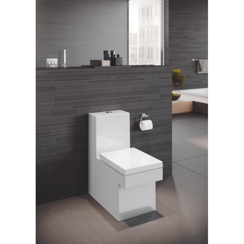 Grohe Сиденье для унитаза Cube Ceramic, быстросъемное с микролифтом, альпин-белый (39488000)