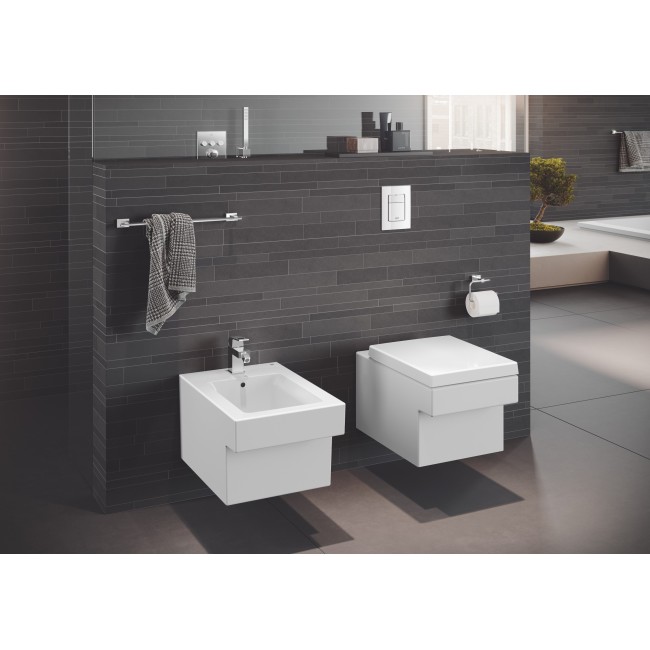 Grohe Сидіння для унітазу Cube Ceramic, швидкозйомне з мікроліфтом, альпін-білий (39488000)