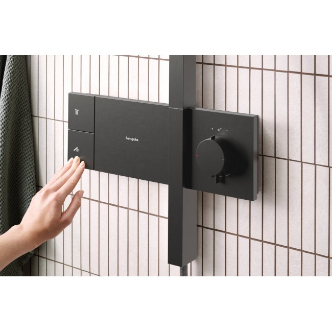Душова система hansgrohe Raindance Alive S 300 1jet з ShowerSelect Comfort, 24582340 чорний матовий хром