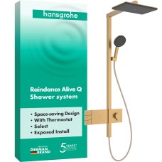 Душова система hansgrohe Raindance Alive Q 210/340 2jet з ShowerSelect Comfort, 24590140 бронза