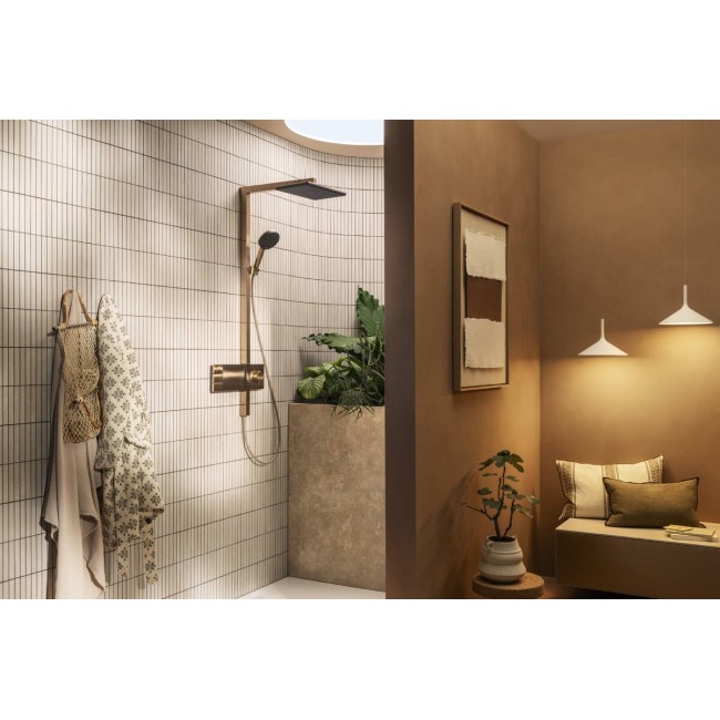 Душова система hansgrohe Raindance Alive Q 210/340 2jet з ShowerSelect Comfort, 24590140 бронза