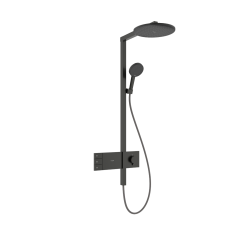 Душевая система hansgrohe Raindance Alive S 300 2jet с ShowerSelect Comfort, 24595340 черный матовый хром