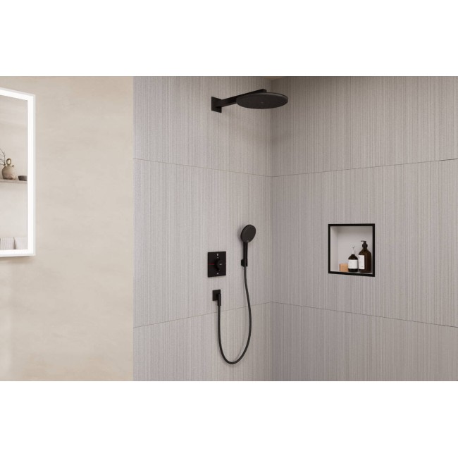 Душова система hansgrohe Raindance Alive S 300 1jet, 24630670 чорний матовий