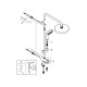 Grohe Tempesta System 200 Душевая система Flex 27389002 со смесителем для душа Eurosmart 33555002 (NTE001)