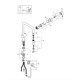 Grohe Minta Смеситель для кухни, однорычажный (32322002)