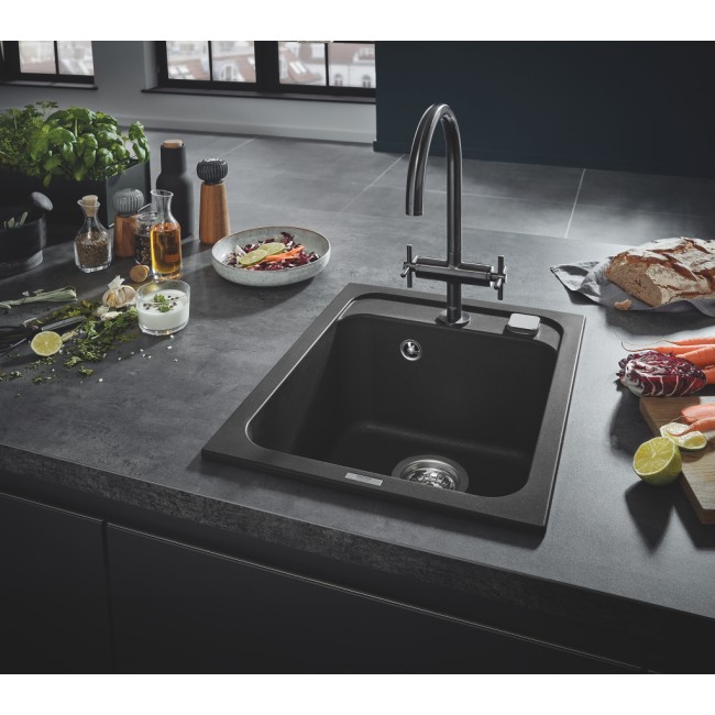 Grohe Мийка для кухні 400 х 500 мм, Granite Black (31650AP0)