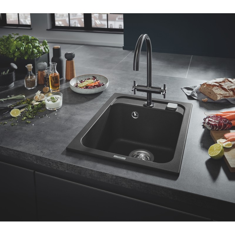 Grohe Мойка для кухни 400 х 500 мм, Granite Black (31650AP0)