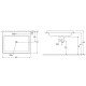 Grohe Cube Ceramic Раковина для столешницы напіввбудована 605х490 мм (3947900H) Grohe Cube Ceramic Раковина для столешницы напіввбудована 605х490 мм (3947900H)