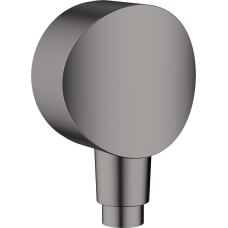 Шланговое подсоединение с клапаном обратного потока hansgrohe Fixfit 26453340 черный матовый хром