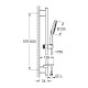 Grohe Rainshower Smartactive 130 Душевой гарнитур, 3 режима струи (26546000)