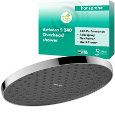 Верхний душ hansgrohe Activera S 240 1jet EcoSmart, 28056000 хром