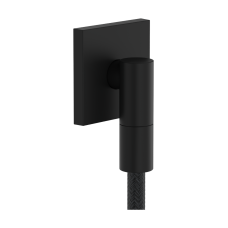 Шланговое подсоединение hansgrohe FixFit Fine E с обратным клапаном, 28883670 черный матовый