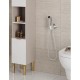 Гигиенический душ hansgrohe Bidette 1jet S со шлангом и держателем 29230340 черный матовый хром (на холодную или предварительно смешанную воду)