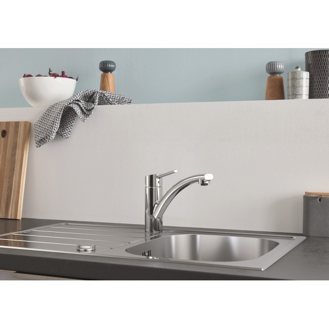 Grohe QuickFix Swift Одноважільний змішувач для мийки (30358000)