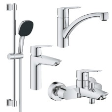 Grohe Набiр змiшувачiв QuickFix Start 4 в 1 для ванни та кухні (UA202301KE)