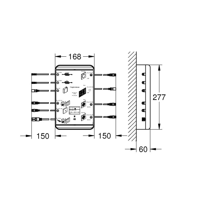 Ручной душ hansgrohe Rainfinity 26864000, хром