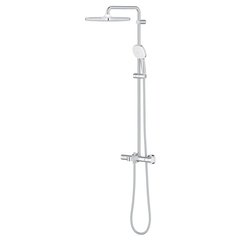 Grohe Tempesta System 250 Cube Душевая система настенного монтажа с термостатом для ванны (26975001)