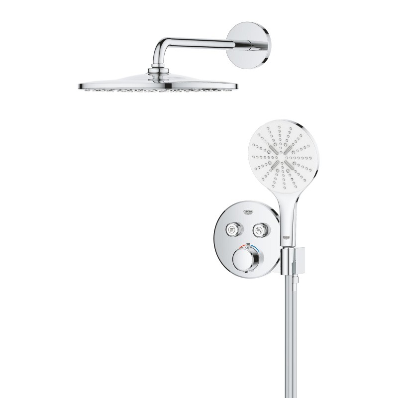 Grohe QuickFix Precision SmartControl Скрытая душевая система с Vitalio Rain Mono 310 (34877000)
