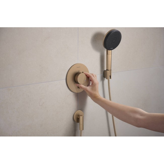 Термостат прихованого монтажу hansgrohe Ecostat Comfort S 1 function, 33714140 бронза