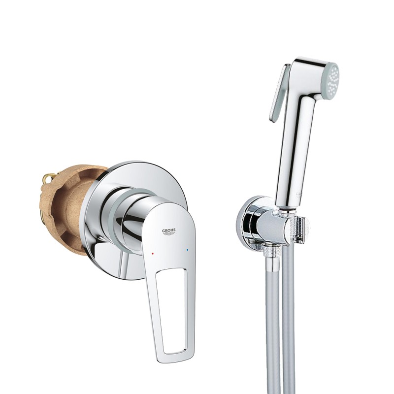 Grohe Готовый комплект для гигиенического душа BauLoop New с Tempesta-F (UA11104202)