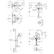 Grohe Комплект смесителей BauLoop New4 в 1 для ванной и кухни (UA123225K3
)
