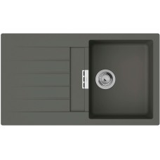 Мийка для кухні hansgrohe S52 S520-F345 43356290 з сушилкою зліва, сірий камінь