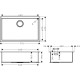 Мойка для кухни hansgrohe S71 S719-U660 43428800 сталь