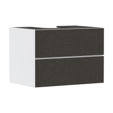 Тумба Xevolos E 780/550, з 2 шухлядами для столешні з вирізом посередині, 54187660 Matt White