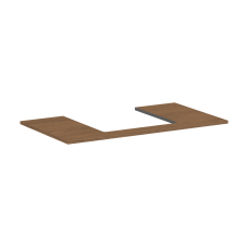 Консоль 980/550 Xilesa E з вирізом посередині для накладної раковини, 54270550 Cashmere Oak