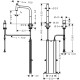 Смеситель hansgrohe Metris Select M71 для кухонной мойки, под сталь 73804800