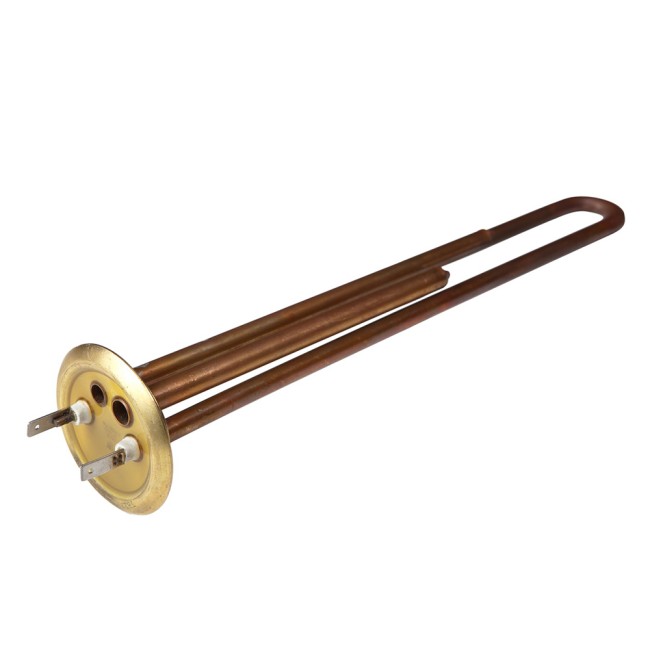 Тэн 1,3+0,7 кВт медь, прямой с трубками под 2 терм.