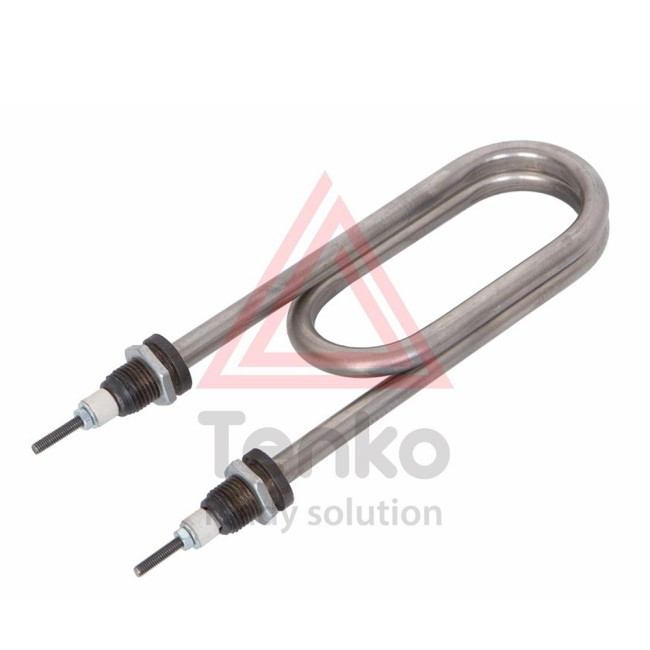 Тен нержавіючий 1,0 кВт, Д-10, М16х1,5, R21 скріпка