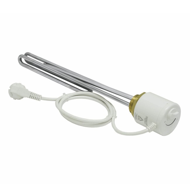 Тэн Tenko 2,5 кВт, резьба 1"1/4 ,гнутый,с термостатом, нерж.