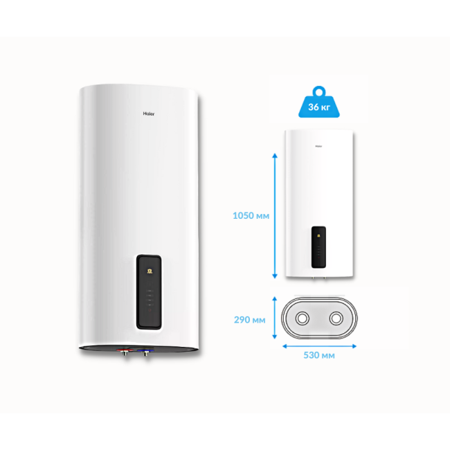 Водонагрівач на 80 літрів з Wi-Fi керуванням ES80V-F7 ES 80V-F7 (UA)
