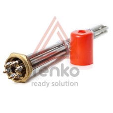 Блок тэнов 4500Вт крепление гайка латунная 1,5" L=300mm