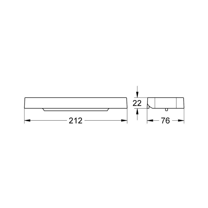 Grohe Eurodisc Cosmopolitan Пластикова поличка (18349L02)