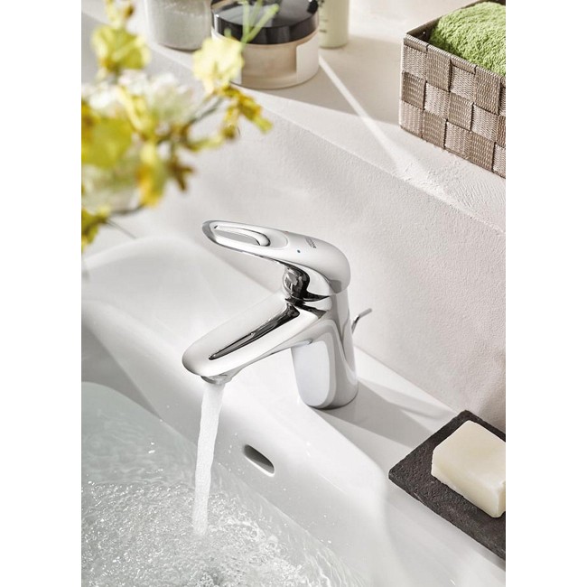 Grohe Eurostyle Одноважільний змішувач для раковини S-Size  (33558003)