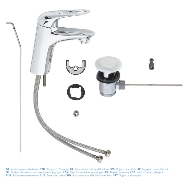 Grohe Eurostyle Одноважільний змішувач для раковини S-Size  (33558003)