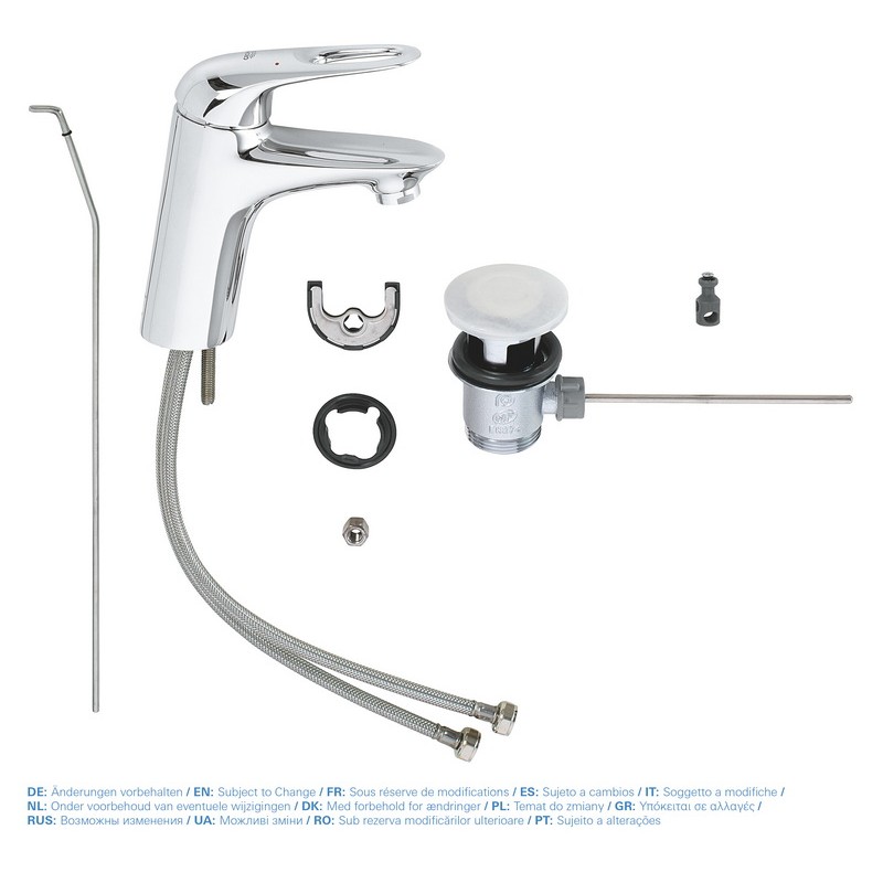 Grohe Eurostyle Смеситель однорычажный для раковины S-Size (33558003)